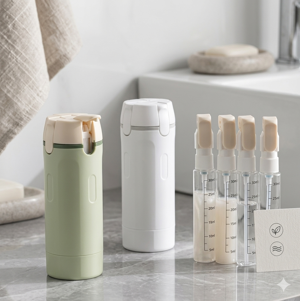 Velahome 4-in-1 Travel Dispenser